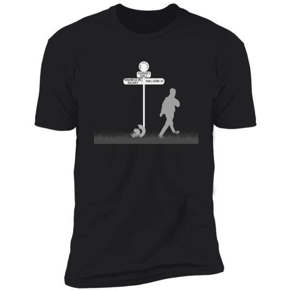 hadrian's wall walking challenge shirt