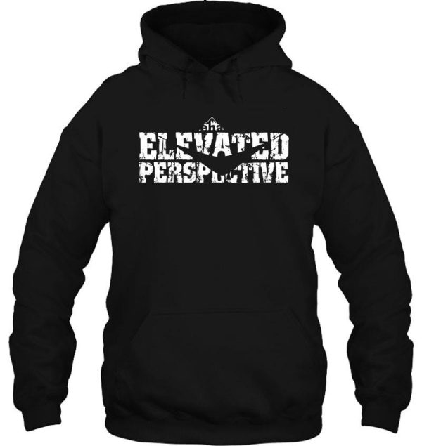 hammock camping elevated perspective hoodie