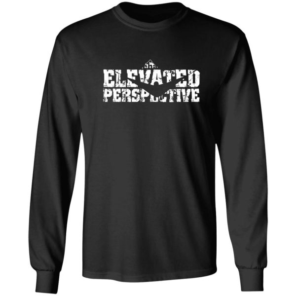 hammock camping elevated perspective long sleeve