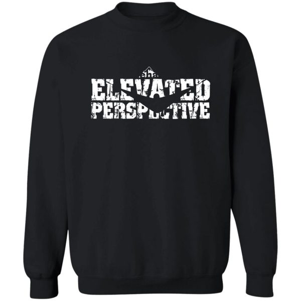 hammock camping elevated perspective sweatshirt