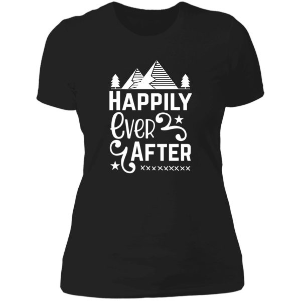 happily ever after lady t-shirt