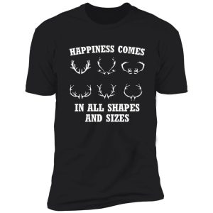 happiness deer antlers shirt