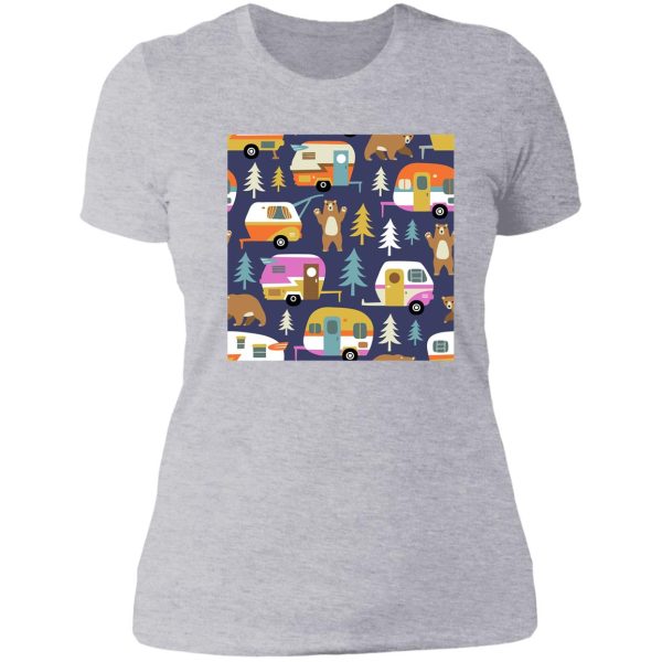 happy bear lady t-shirt