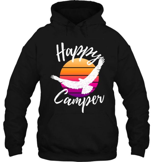 happy camper baseball cap retro - rv life hoodie