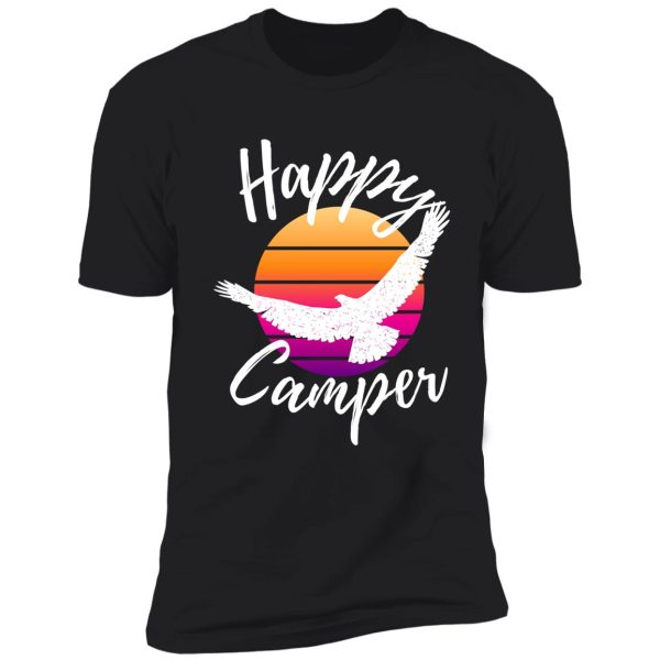 happy camper baseball cap retro - rv life shirt