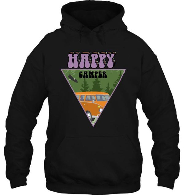 happy camper - campers life camping adventure hoodie