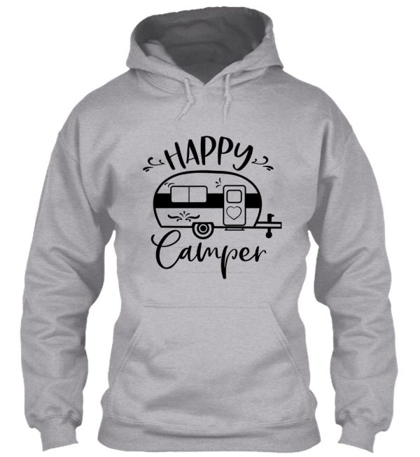 happy camper camping camper hoodie