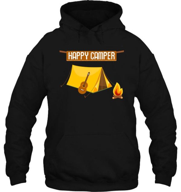 happy camper camping hoodie