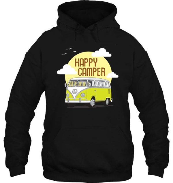 happy camper camping hoodie