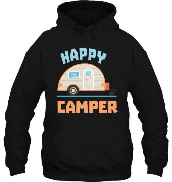 happy camper camping hoodie