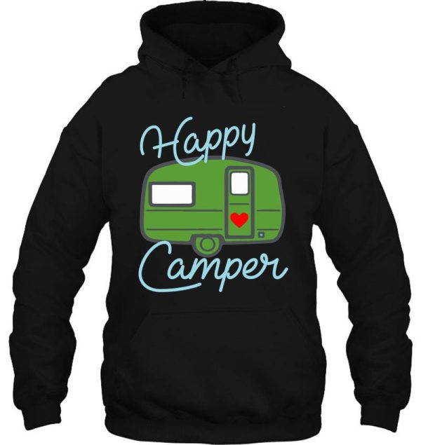 happy camper camping hoodie