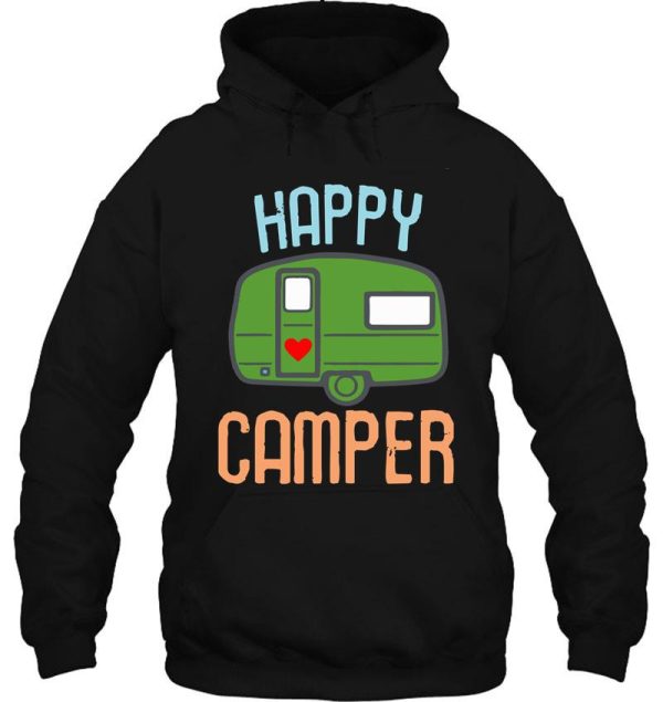 happy camper camping hoodie