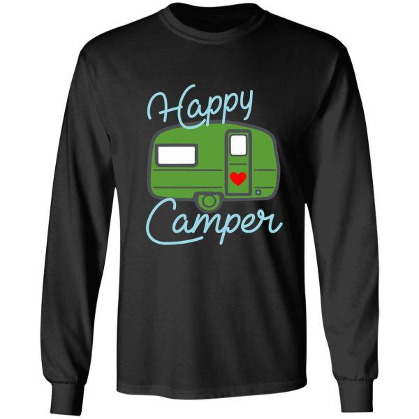 happy camper camping long sleeve