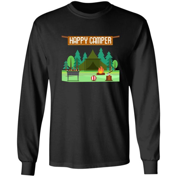 happy camper camping long sleeve