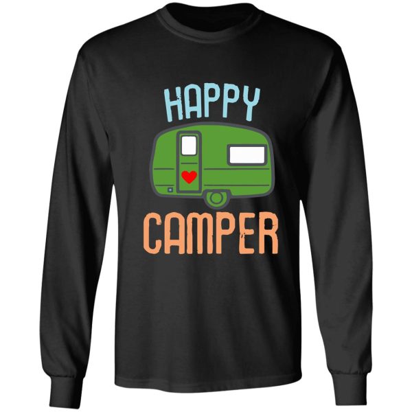 happy camper camping long sleeve