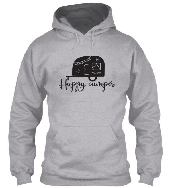 happy camper camping lovers hoodie