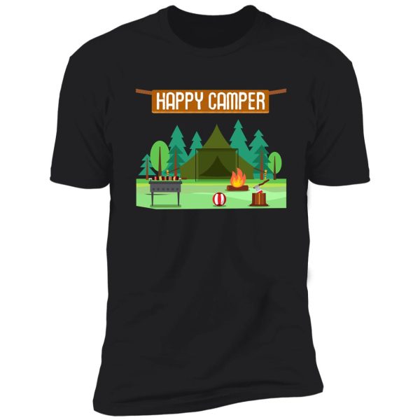 happy camper camping shirt