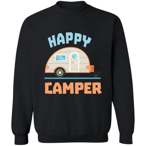 happy camper camping sweatshirt