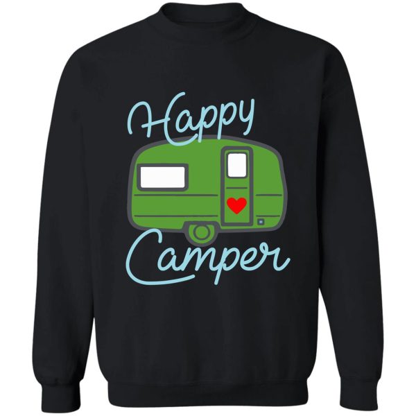 happy camper camping sweatshirt