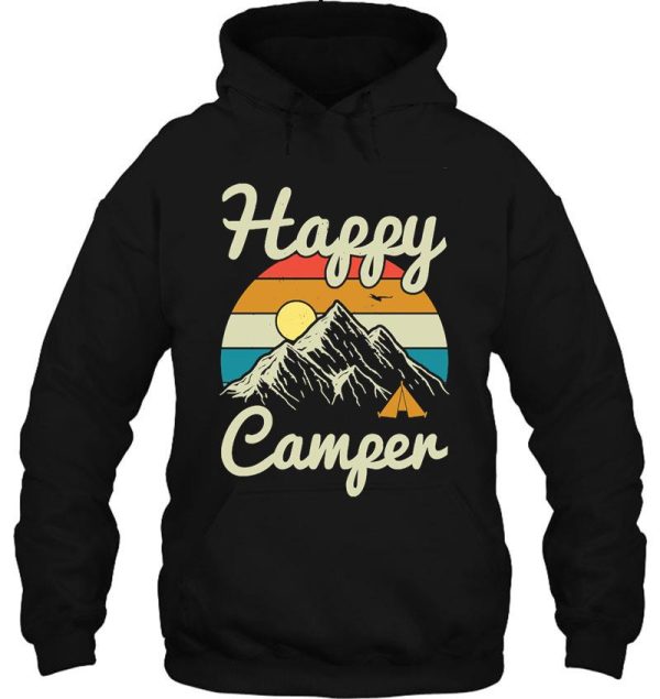 happy camper - camping t-shirt hoodie