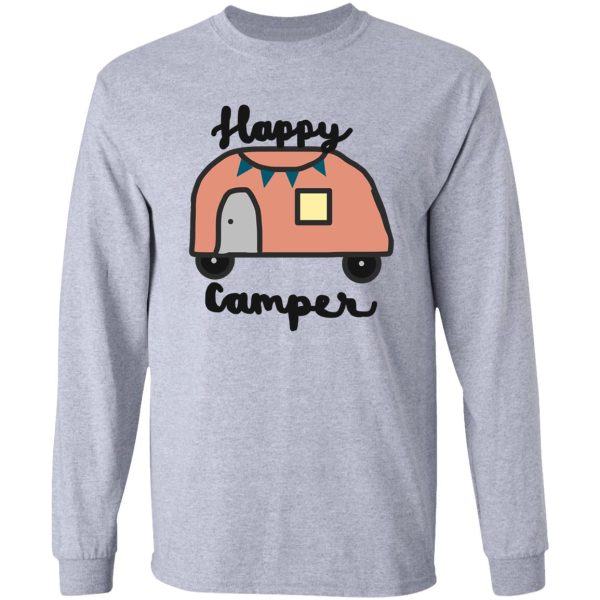 happy camper coral long sleeve