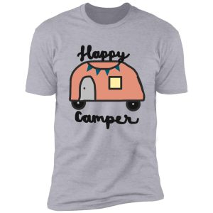 happy camper coral shirt