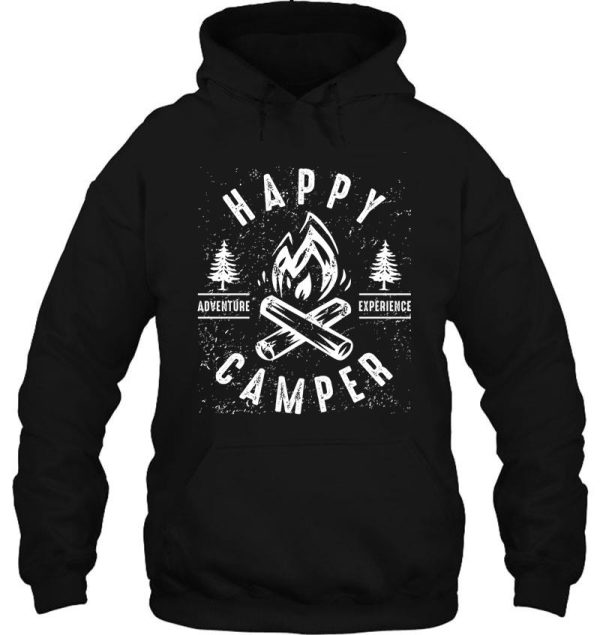 happy camper fire hoodie