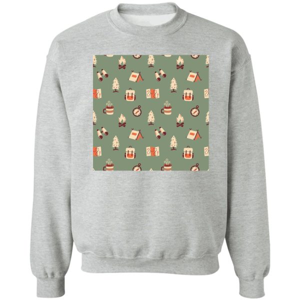 happy camper life sweatshirt