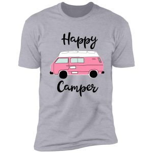 happy camper - pink camper van shirt