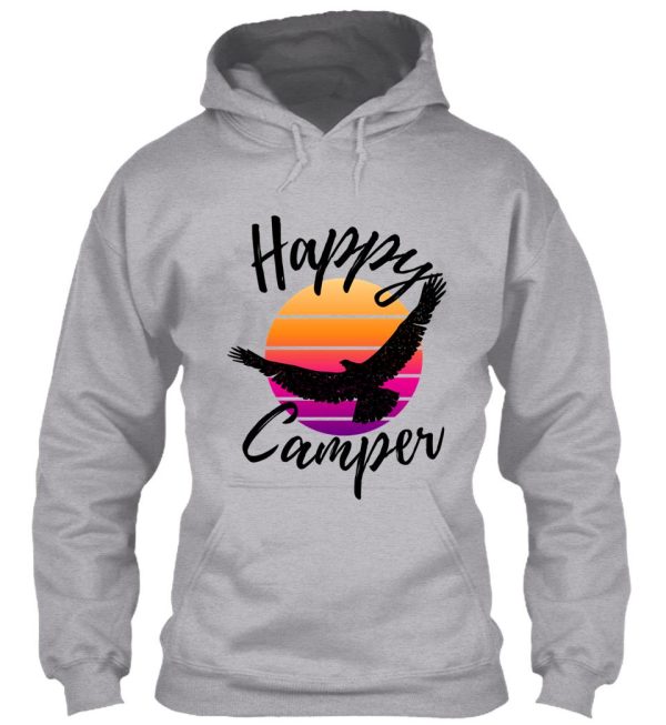 happy camper retro - rv life hoodie