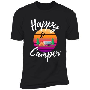 happy camper retro - rv life shirt