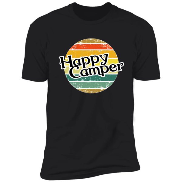 happy camper / retro vintage camper camping shirt