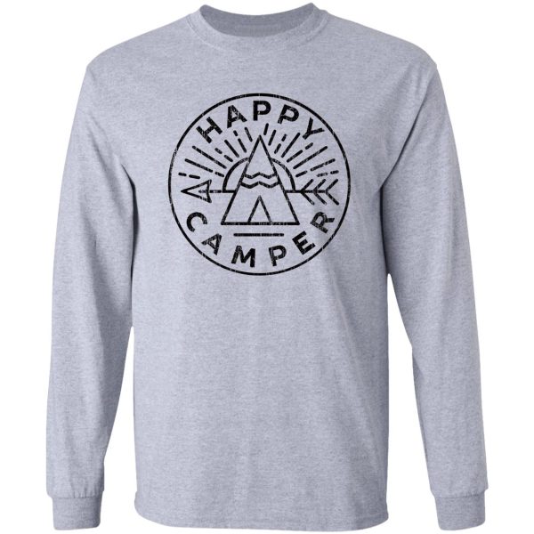 happy camper shirt long sleeve