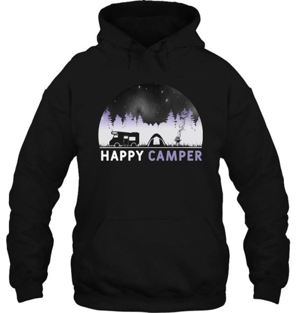 happy camper special gift for campers or van lifers modern nomads van lovers mountaineers hoodie