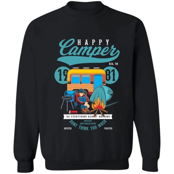 happy camper sweatshirt