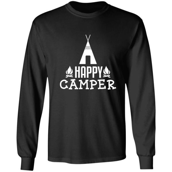 happy camper t-shirt long sleeve