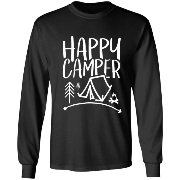 happy camper t-shirt long sleeve