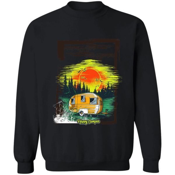 happy camper t shirt sweatshirt