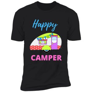 happy camper tshirt, women's camping shirt shirt