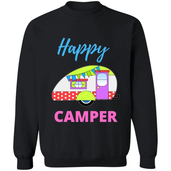 happy camper tshirt womens camping shirt sweatshirt