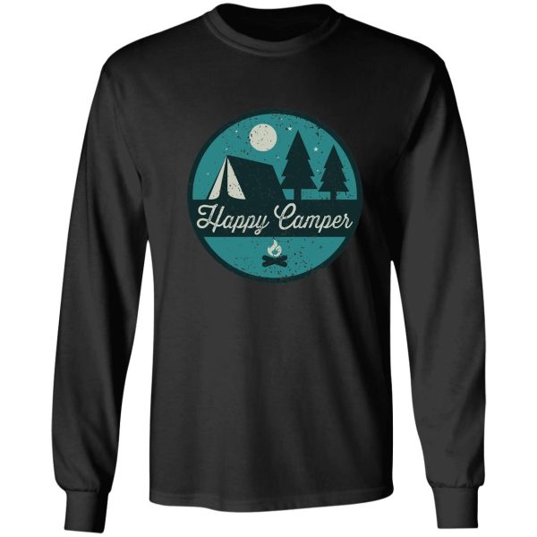 happy camper - vintage camping tee long sleeve