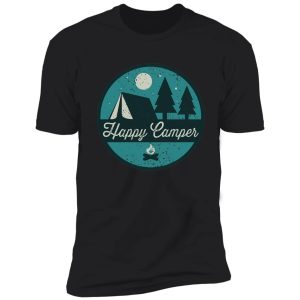 happy camper - vintage camping tee shirt