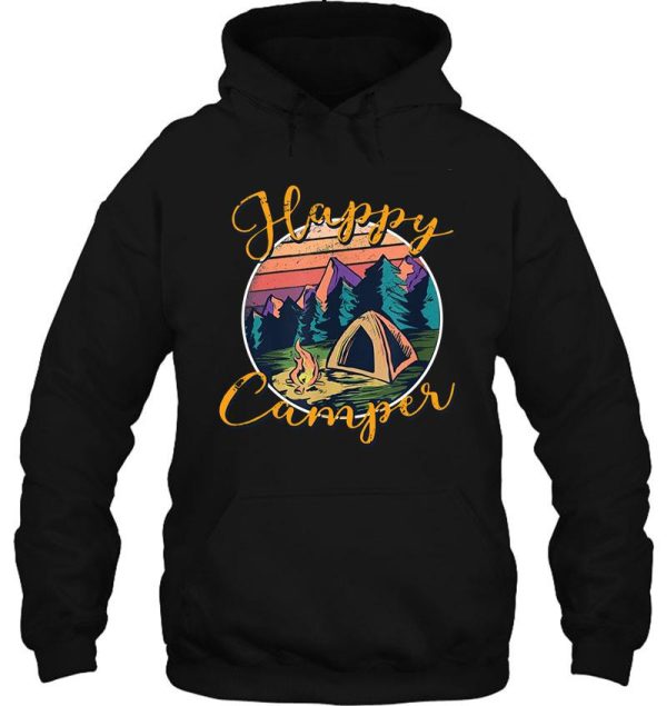 happy camper vintage hoodie