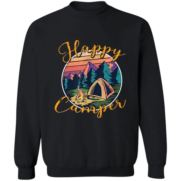 happy camper vintage sweatshirt