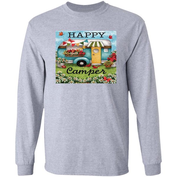 happy camper wallpaper long sleeve