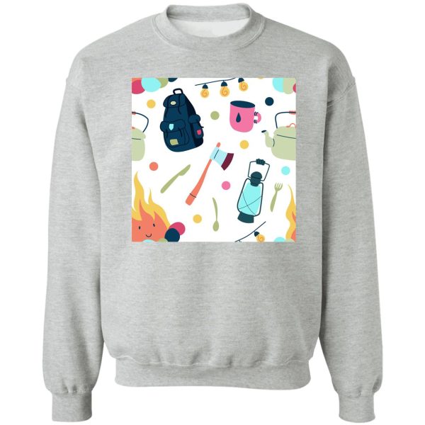 happy camping life sweatshirt