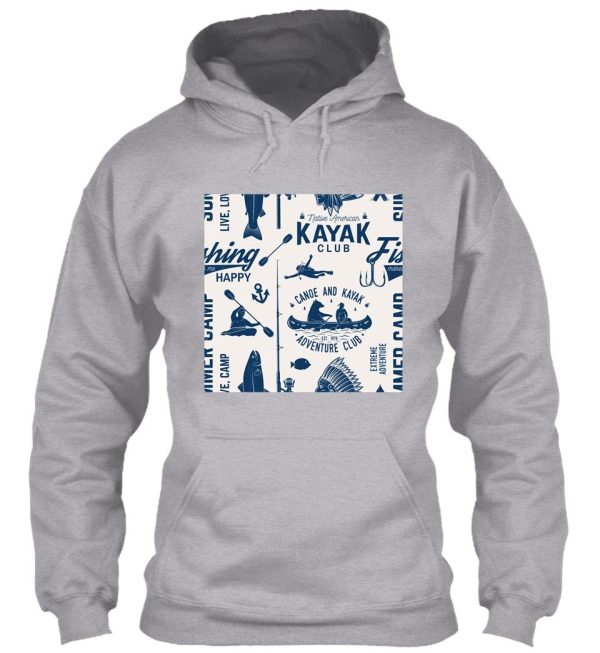 happy kayaking hoodie