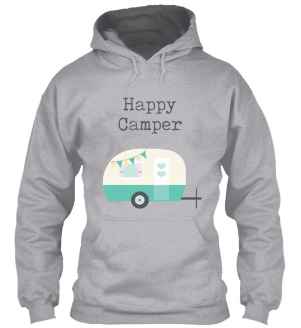 happy minty camper hoodie