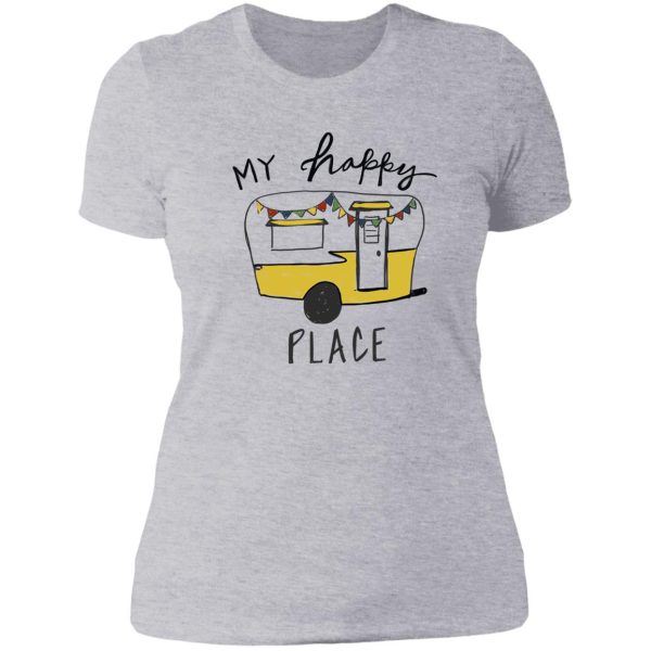 happy place lady t-shirt