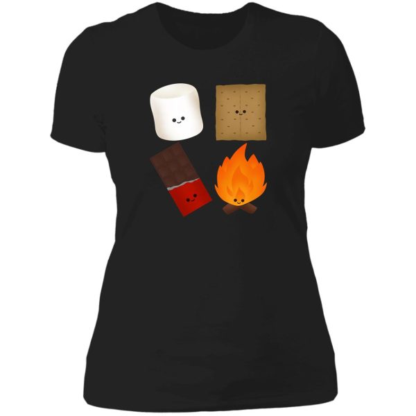 happy smores pack lady t-shirt